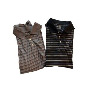 PGA Tour golf shirt lot of 2 men size 2XL moisture wicking performance preppy